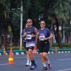 Race photo from KEMLU RUN 2026