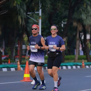 Race photo from KEMLU RUN 2026