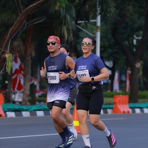 Race photo from KEMLU RUN 2026