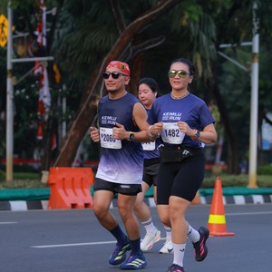 Race photo from KEMLU RUN 2026