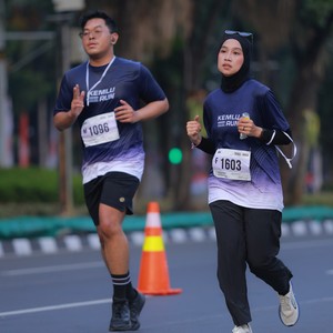 Race photo from KEMLU RUN 2026