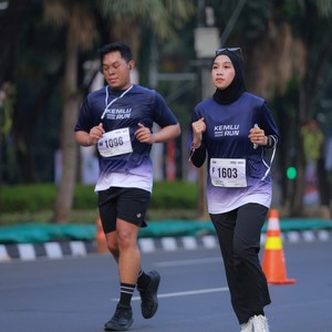 Race photo from KEMLU RUN 2026