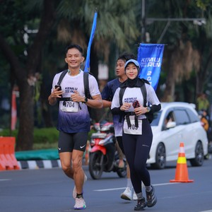 Race photo from KEMLU RUN 2026