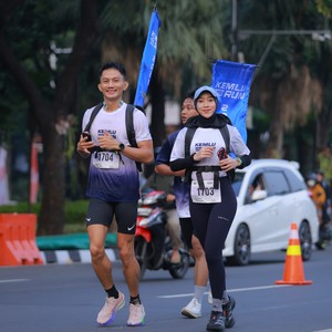 Race photo from KEMLU RUN 2026