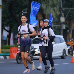 Race photo from KEMLU RUN 2026