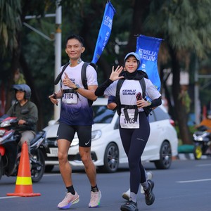 Race photo from KEMLU RUN 2026