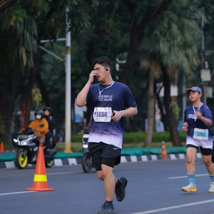 Race photo from KEMLU RUN 2026
