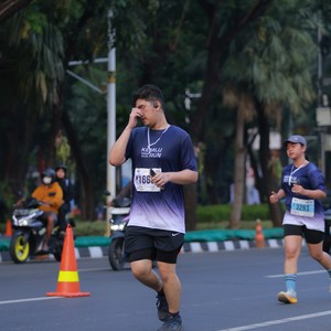 Race photo from KEMLU RUN 2026