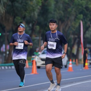 Race photo from KEMLU RUN 2026