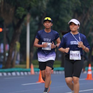 Race photo from KEMLU RUN 2026