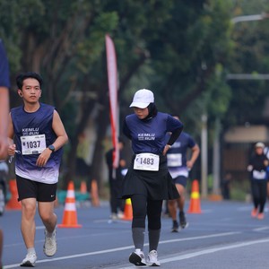 Race photo from KEMLU RUN 2026