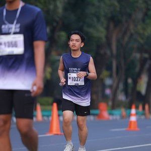 Race photo from KEMLU RUN 2026