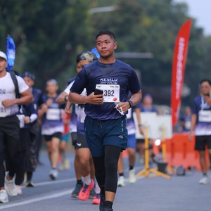 Race photo from KEMLU RUN 2026