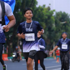 Race photo from KEMLU RUN 2026