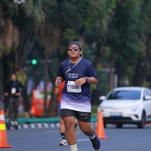 Race photo from KEMLU RUN 2026