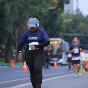 Race photo from KEMLU RUN 2026