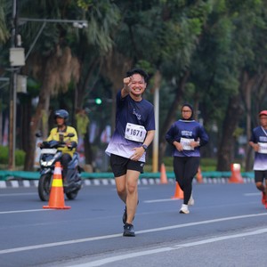 Race photo from KEMLU RUN 2026