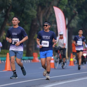 Race photo from KEMLU RUN 2026