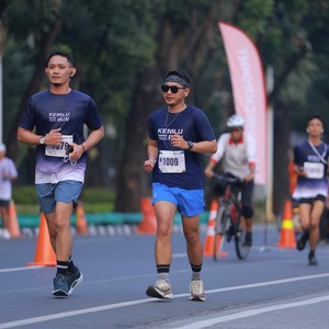 Race photo from KEMLU RUN 2026