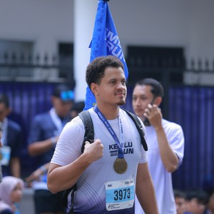 Race photo from KEMLU RUN 2026