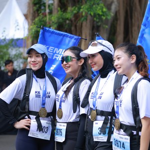 Race photo from KEMLU RUN 2026