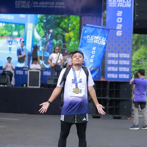 Race photo from KEMLU RUN 2026