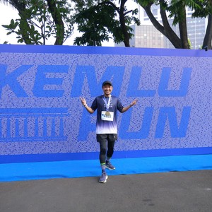 Race photo from KEMLU RUN 2026