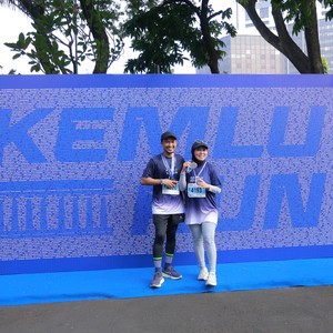 Race photo from KEMLU RUN 2026