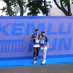 Race photo from KEMLU RUN 2026