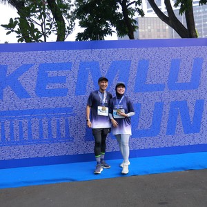Race photo from KEMLU RUN 2026