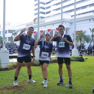 Race photo from KEMLU RUN 2026