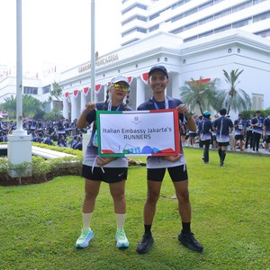 Race photo from KEMLU RUN 2026