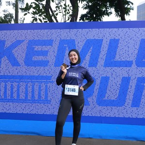Race photo from KEMLU RUN 2026
