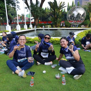 Race photo from KEMLU RUN 2026