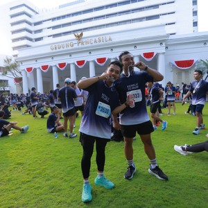 Race photo from KEMLU RUN 2026