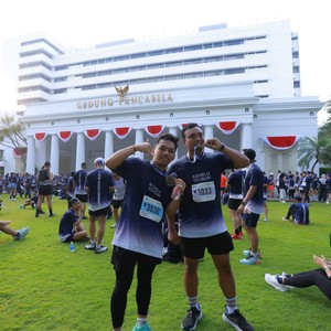 Race photo from KEMLU RUN 2026