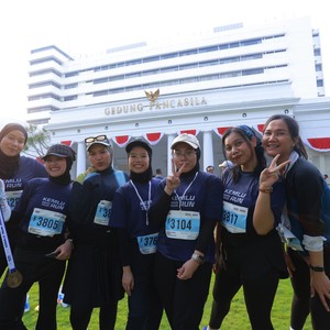 Race photo from KEMLU RUN 2026