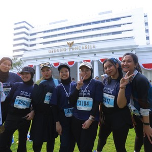 Race photo from KEMLU RUN 2026