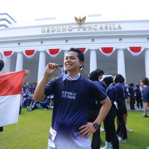 Race photo from KEMLU RUN 2026