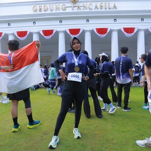 Race photo from KEMLU RUN 2026