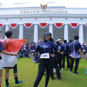 Race photo from KEMLU RUN 2026