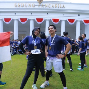 Race photo from KEMLU RUN 2026