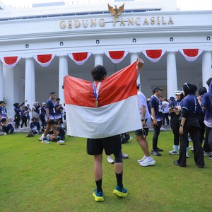 Race photo from KEMLU RUN 2026