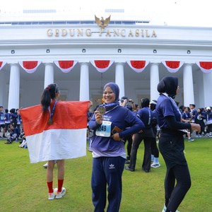 Race photo from KEMLU RUN 2026