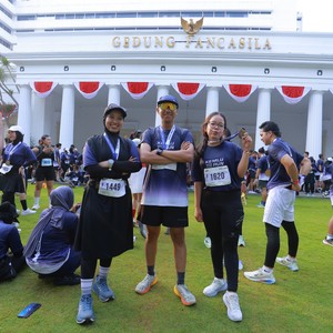 Race photo from KEMLU RUN 2026