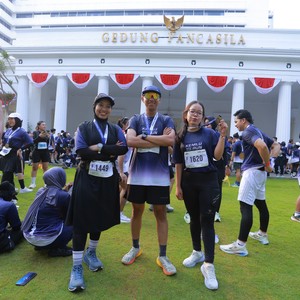 Race photo from KEMLU RUN 2026