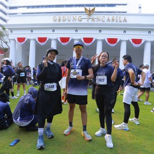 Race photo from KEMLU RUN 2026