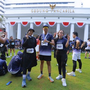 Race photo from KEMLU RUN 2026