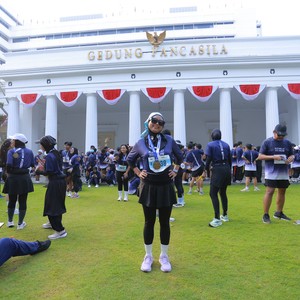 Race photo from KEMLU RUN 2026