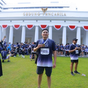 Race photo from KEMLU RUN 2026